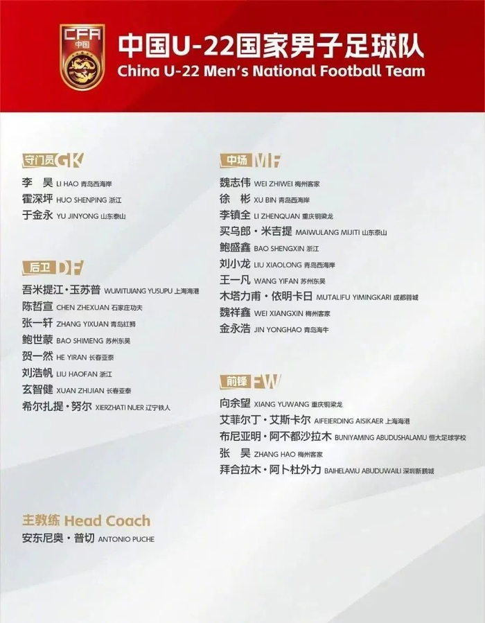 17岁布尼亚明跳五级入选U22:父亲电话叮嘱把握机会,目标欧洲留洋 17岁布尼亚明跳五级入选U22:父亲电话叮嘱把握机会,目标欧洲留洋